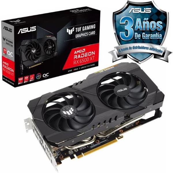 Placa de Video Asus Radeon Rx 6500 XT TUF 4GB GDDR6 OC