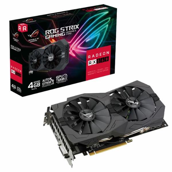 Placa de Video Asus AMD Radeon Rx 560 Dual 4GB GDDR5