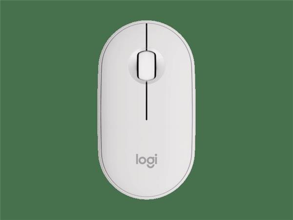 Mouse Logitech Bluetooth M350s Pebble 2 Blanco