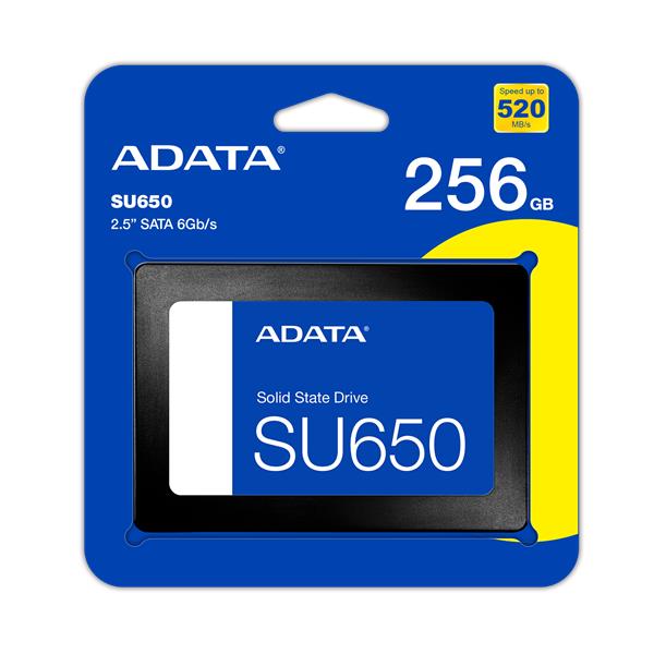 Disco Solido SSD 256GB Adata SU650 SATA III