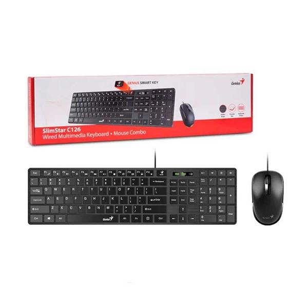 Combo Teclado y Mouse Genius SlimStar C126