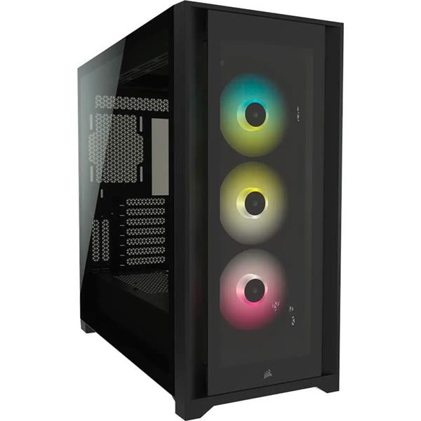 Gabinete Corsair iCUE 5000X Airflow TG RGB BLACK