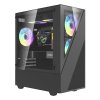 Gabinete Darkflash E330M LUXURY Black 3 Fan ARGB