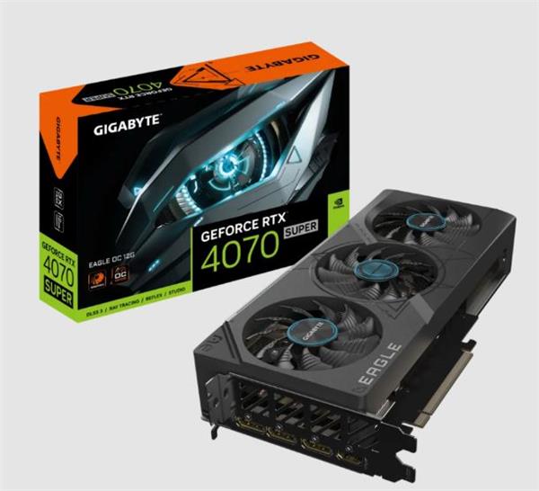 Placa de Video Gigabyte Nvidia Geforce RTX 4070 Super Eagle OC 12GB GDDR6X