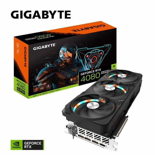 Placa de Video Nvidia Geforce Gigabyte RTX 4080 SUPER GAMING OC 16GB GDDR6X