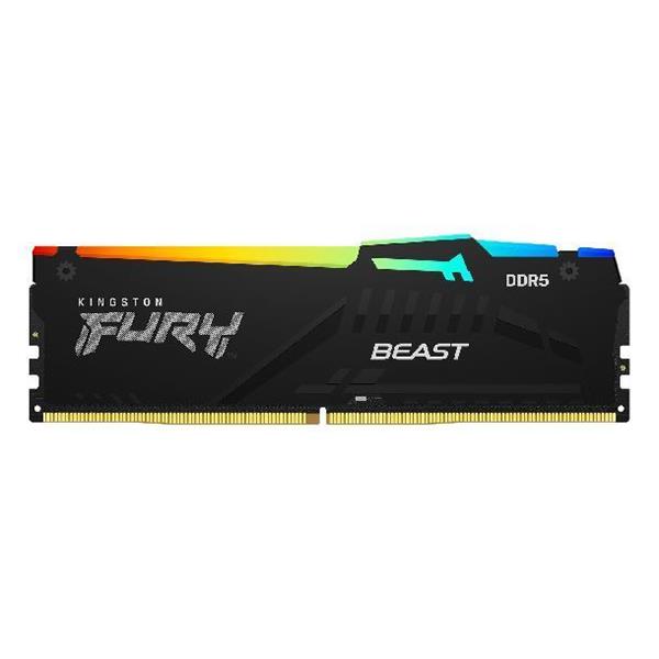 Memoria RAM Kingston Fury Beast black RGB 32GB 5200 Mhz DDR5 XMP/EXPO