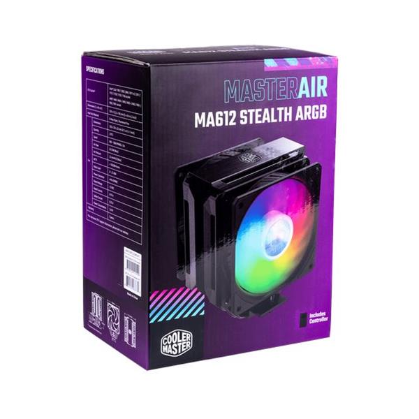 CPU Cooler Cooler Master MasterAir MA612 Stealth ARGB