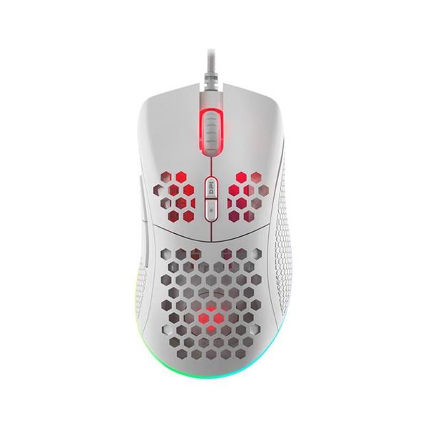 Mouse Genesis Krypton 550 RGB Ultra Liviano White