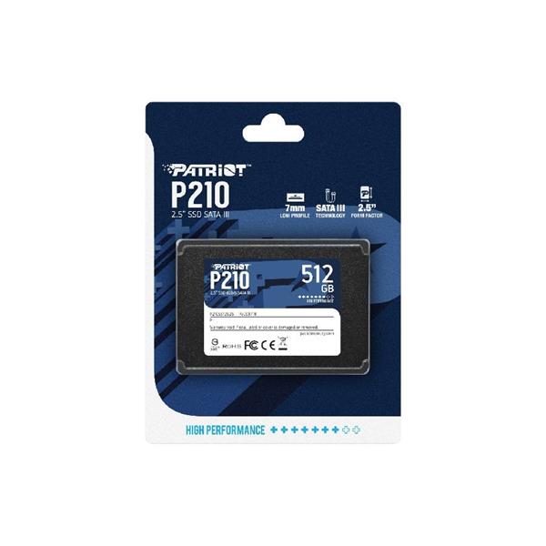 Disco Solido SSD 512GB Patriot P210 SATA III