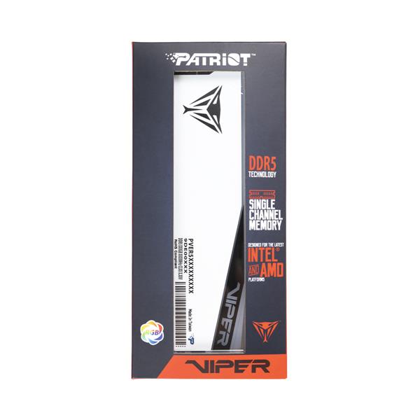 Memoria Ram Patriot Viper Elite 5 White RGB 32GB 5600 Mhz DDR5 XMP-EXPO