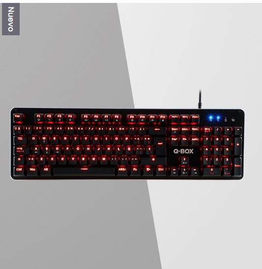 Teclado Mecanico QBOX MK-07 Outemu Blue Switch