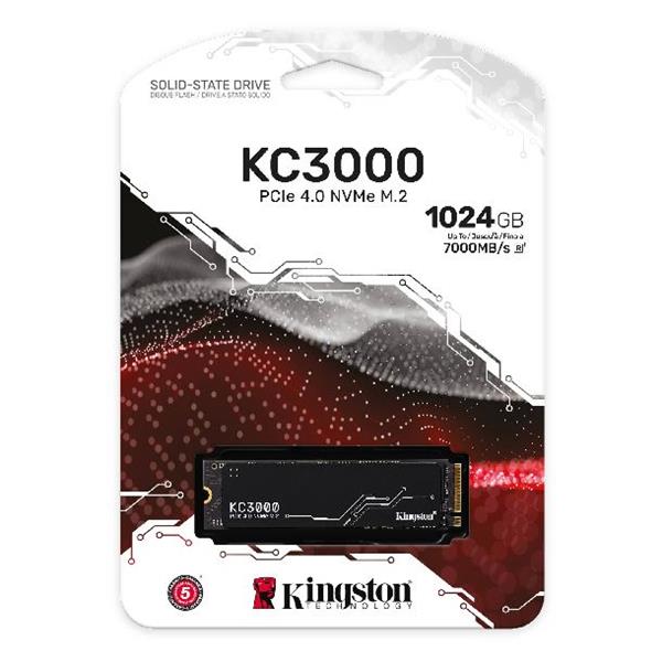 Disco Solido SSD 1TB Kingston KC3000 M.2 NVMe PCIe 4.0