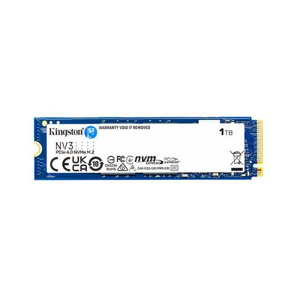 Disco Solido SSD 1TB Kingston NV3 M.2 NVMe PCIe x4 4.0 6000 MB/s