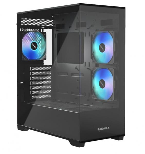 Gabinete Gamer Raidmax Infinita I801 Fishtank ARGB TB BLACK