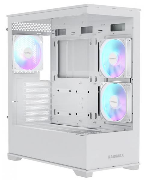 Gabinete Gamer Raidmax Infinita I801 Fishtank ARGB TB WHITE